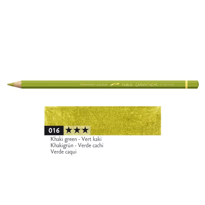 Kredka Caran d'Ache Pablo, kolor 016 Khaki Green