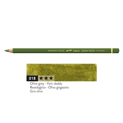 Kredka Caran d'Ache Pablo, kolor 018 Olive Grey