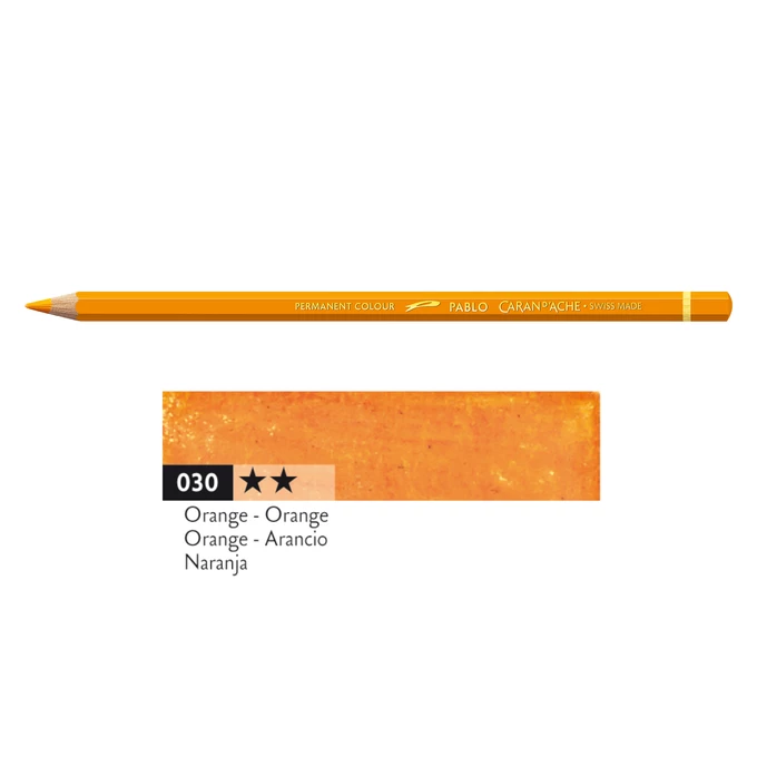 Kredka Caran d'Ache Pablo, kolor 030 Orange