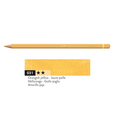 Kredka Caran d'Ache Pablo, kolor 031 Orangish Yellow