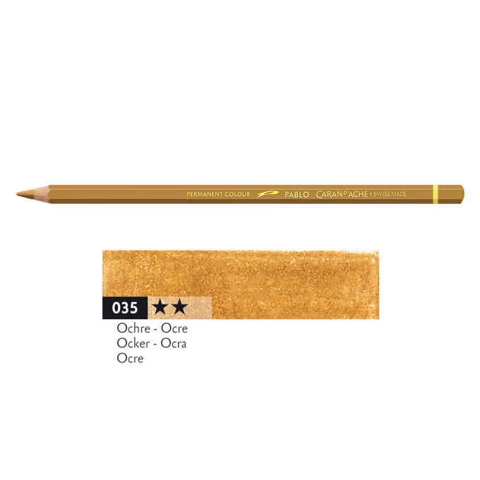 Kredka Caran d'Ache Pablo, kolor 035 Ochre