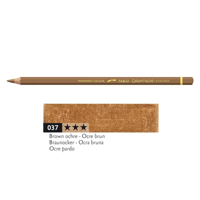 Kredka Caran d'Ache Pablo, kolor 037 Brown Ochre