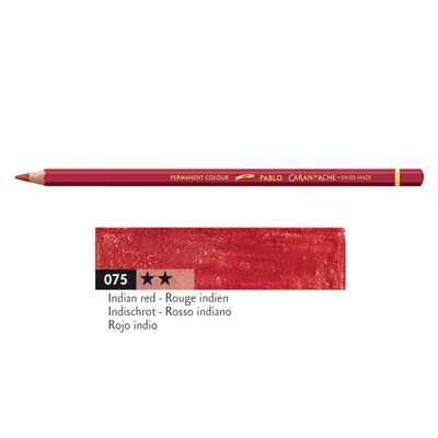 Kredka Caran d'Ache Pablo, kolor 075 Indian Red