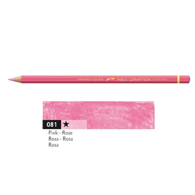 Kredka Caran d'Ache Pablo, kolor 081 Pink