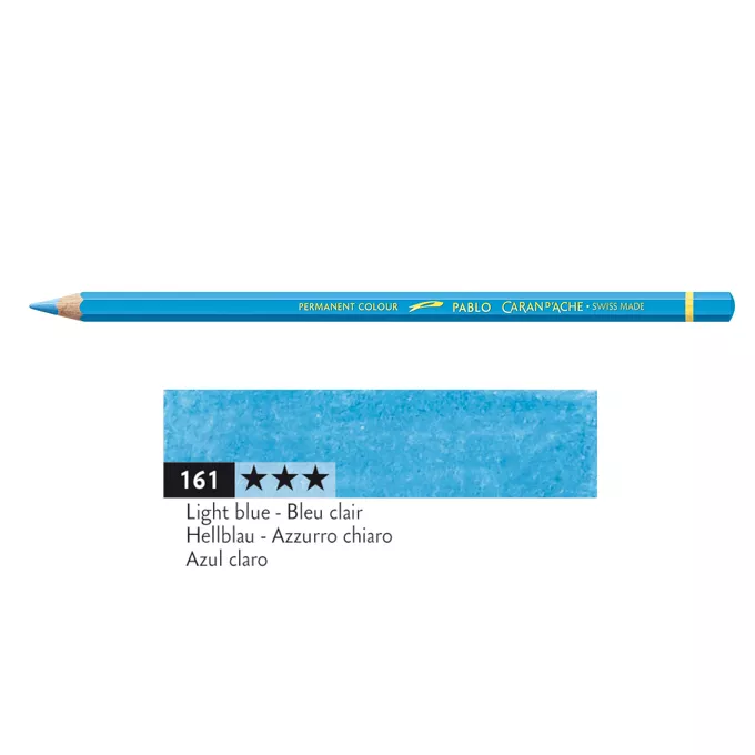 Kredka Caran d'Ache Pablo, kolor 161 Light Blue