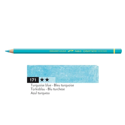 Kredka Caran d'Ache Pablo, kolor 171 Turquoise Blue