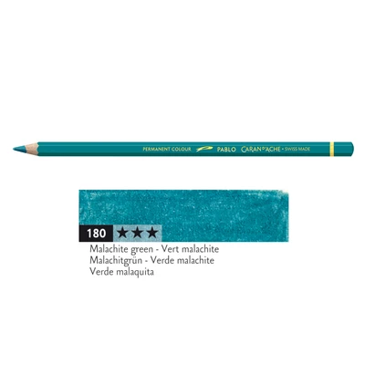 Kredka Caran d'Ache Pablo, kolor 180 Malachite Green