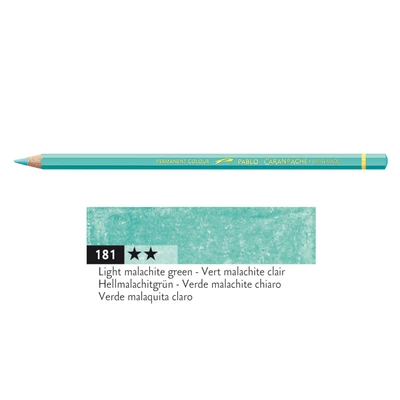 Kredka Caran d'Ache Pablo, kolor 181 Light Malachite Green