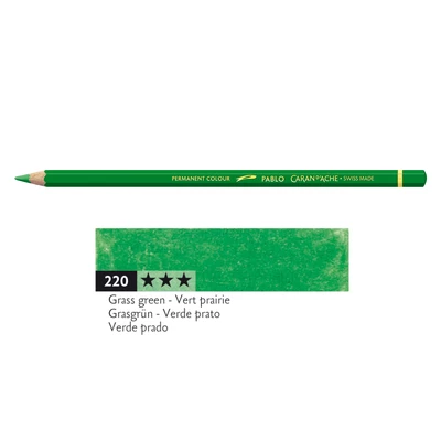 Kredka Caran d'Ache Pablo, kolor 220 Grass Green