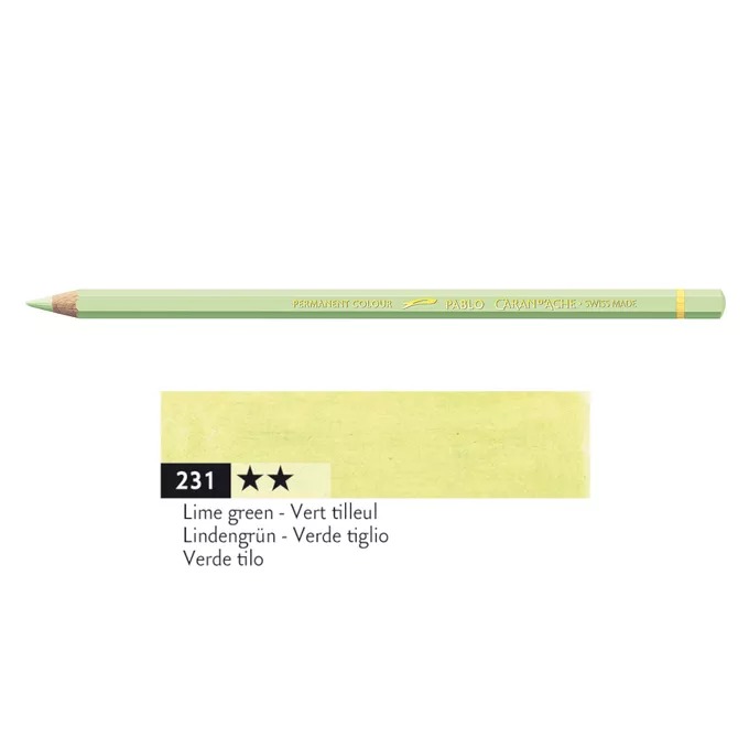 Kredka Caran d'Ache Pablo, kolor 231 Lime Green