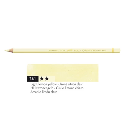 Kredka Caran d'Ache Pablo, kolor 241 Light Lemon Yellow