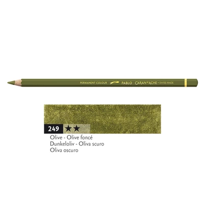 Kredka Caran d'Ache Pablo, kolor 249 Olive