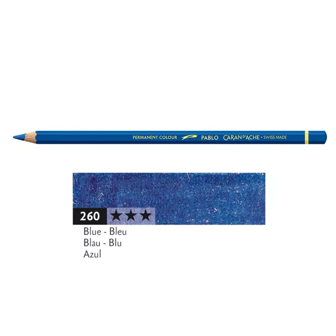 Kredka Caran d'Ache Pablo, kolor 260 Blue