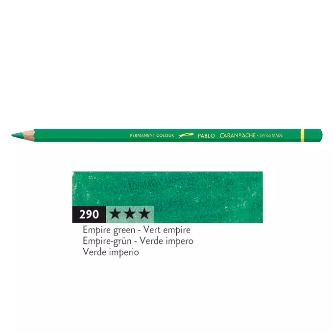 Kredka Caran d'Ache Pablo, kolor 290 Empire Green