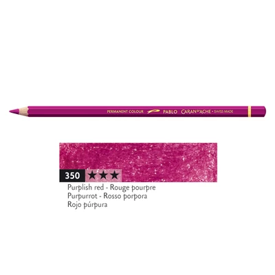 Kredka Caran d'Ache Pablo, kolor 350 Purplish Red