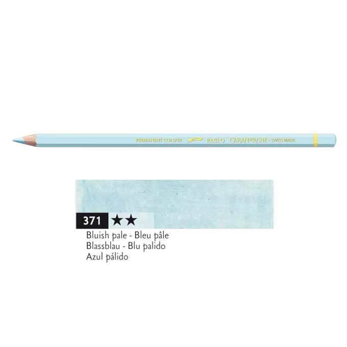 Kredka Caran d'Ache Pablo, kolor 371 Bluish Pale