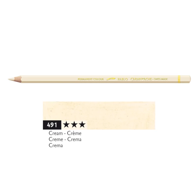 Kredka Caran d'Ache Pablo, kolor 491 Cream