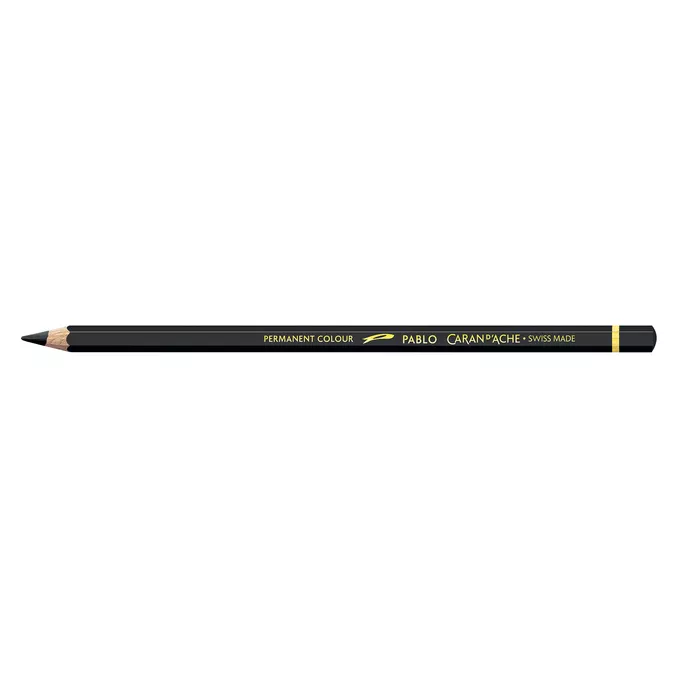 Kredka Caran d'Ache Pablo, kolor 496 Ivory Black