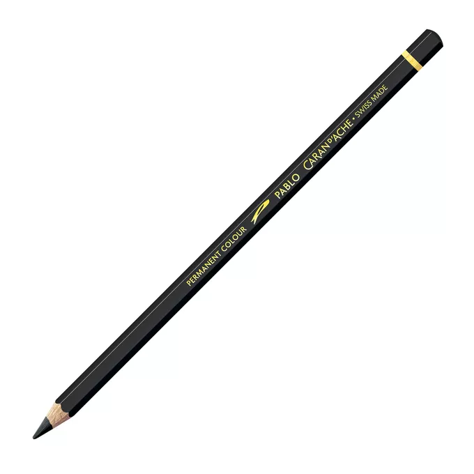 Kredka Caran d'Ache Pablo, kolor 496 Ivory Black