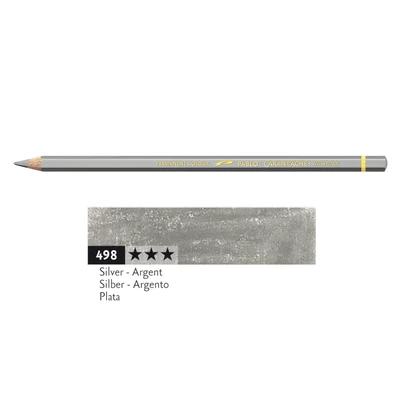 Kredka Caran d'Ache Pablo, kolor 498 Silver