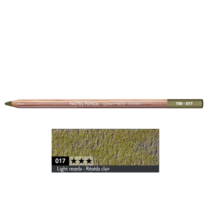 Kredka pastelowa Pastel Pencils Caran d'Ache, kolor 017 Light Reseda