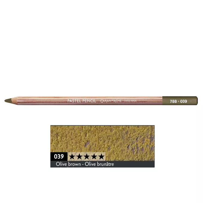 Kredka pastelowa Pastel Pencils Caran d'Ache, kolor 039 Olive Brown