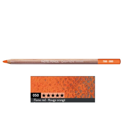 Kredka pastelowa Pastel Pencils Caran d'Ache, kolor 050 Flame Red