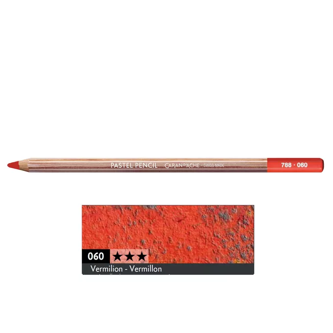 Kredka pastelowa Pastel Pencils Caran d'Ache, kolor 060 Vermilion