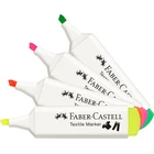 MARKERY DO TKANIN FABER-CASTELL, 4 KOLORY NEONOWE