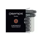 Naboje atramentowe Chromatics Caran d'Ache, kolor Organic Brown (brązowy)