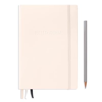 NOTATNIK LEUCHTTURM1917 BULLET JOURNAL 120G, MEDIUM (A5), PUDROWO RÓŻOWY