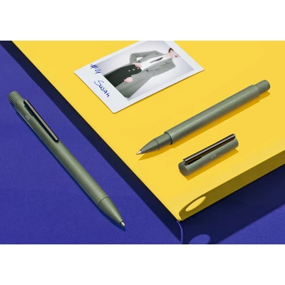 PIÓRO KULKOWE NEO SLIM ALUMINIUM FABER-CASTELL, OLIVE GREEN