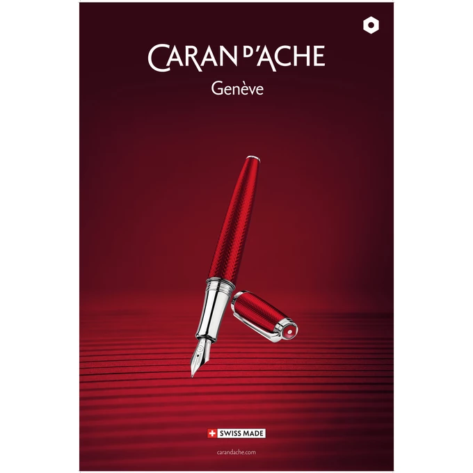 Pióro wieczne Leman Rouge Carmin Caran d'Ache