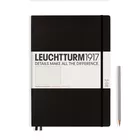 NOTATNIK LEUCHTTURM1917 MASTER SLIM (A4+), CZARNY - Liniatura: w kropki