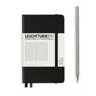 NOTATNIK LEUCHTTURM1917 POCKET (A6), TWARDA OPRAWA, CZARNY - Liniatura: w linię