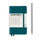 NOTATNIK LEUCHTTURM1917 POCKET (A6), TWARDA OPRAWA, MORSKI - Liniatura: w linię