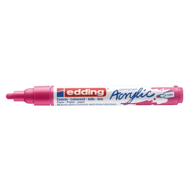 MARKER AKRYLOWY EDDING 2-3 MM, TELEMAGENTA