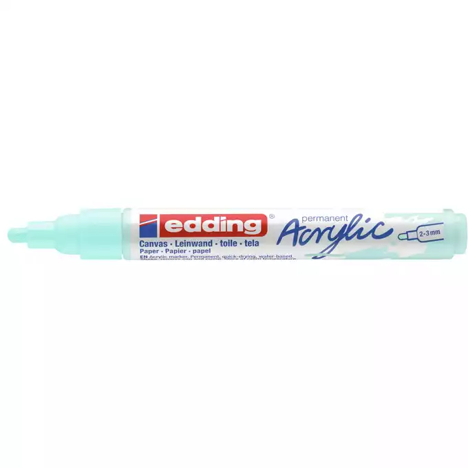 MARKER AKRYLOWY EDDING 2-3 MM, PASTELOWY NIEBIESKI