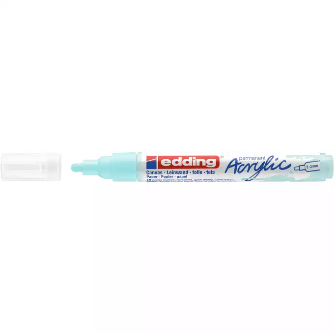 MARKER AKRYLOWY EDDING 2-3 MM, PASTELOWY NIEBIESKI