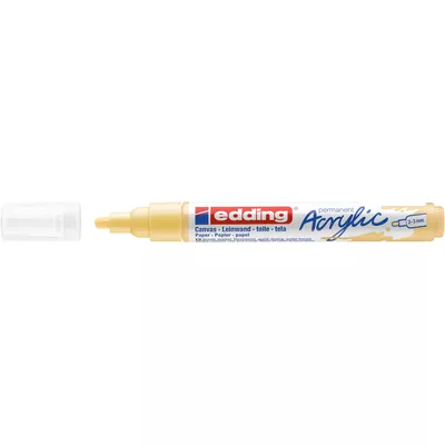 MARKER AKRYLOWY EDDING 2-3 MM, PASTELOWY ŻÓŁTY