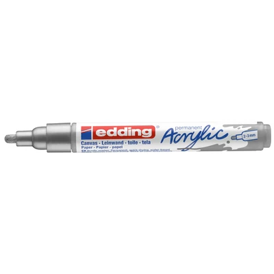 MARKER AKRYLOWY EDDING 2-3 MM, SREBRNY