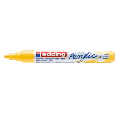 MARKER AKRYLOWY EDDING 2-3 MM, ŻÓŁTY