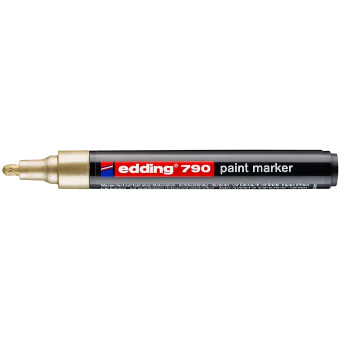 Marker olejowy Edding 790 złoty