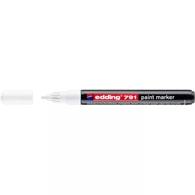 Marker olejowy Edding 791 biały 1-2 mm