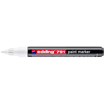 Marker olejowy Edding 791 biały 1-2 mm