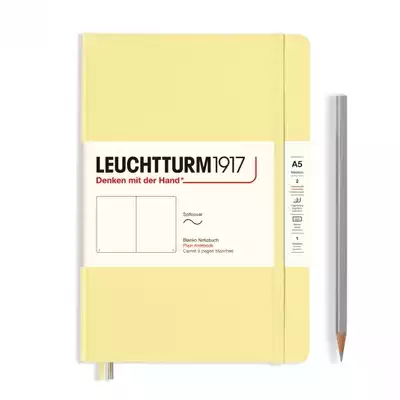 NOTATNIK LEUCHTTURM1917 MEDIUM (A5) MIĘKKA OPRAWA SMOOTH COLOURS VANILLA