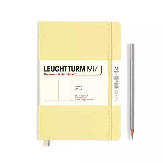 NOTATNIK LEUCHTTURM1917 MEDIUM (A5) MIĘKKA OPRAWA SMOOTH COLOURS VANILLA