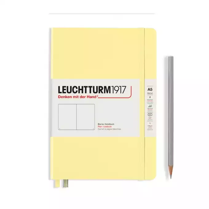 NOTATNIK LEUCHTTURM1917 MEDIUM (A5) SMOOTH COLOURS VANILLA