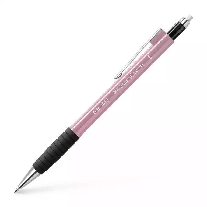 OŁÓWEK AUTOMATYCZNY FABER-CASTELL GRIP 1347 0,5 MM, ROSE SHADOWS (RÓŻOWY)