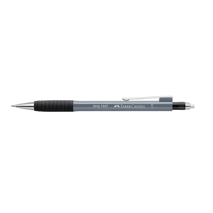 OŁÓWEK AUTOMATYCZNY FABER-CASTELL GRIP 1347 0,7 MM, STONE GREY (SZARY)